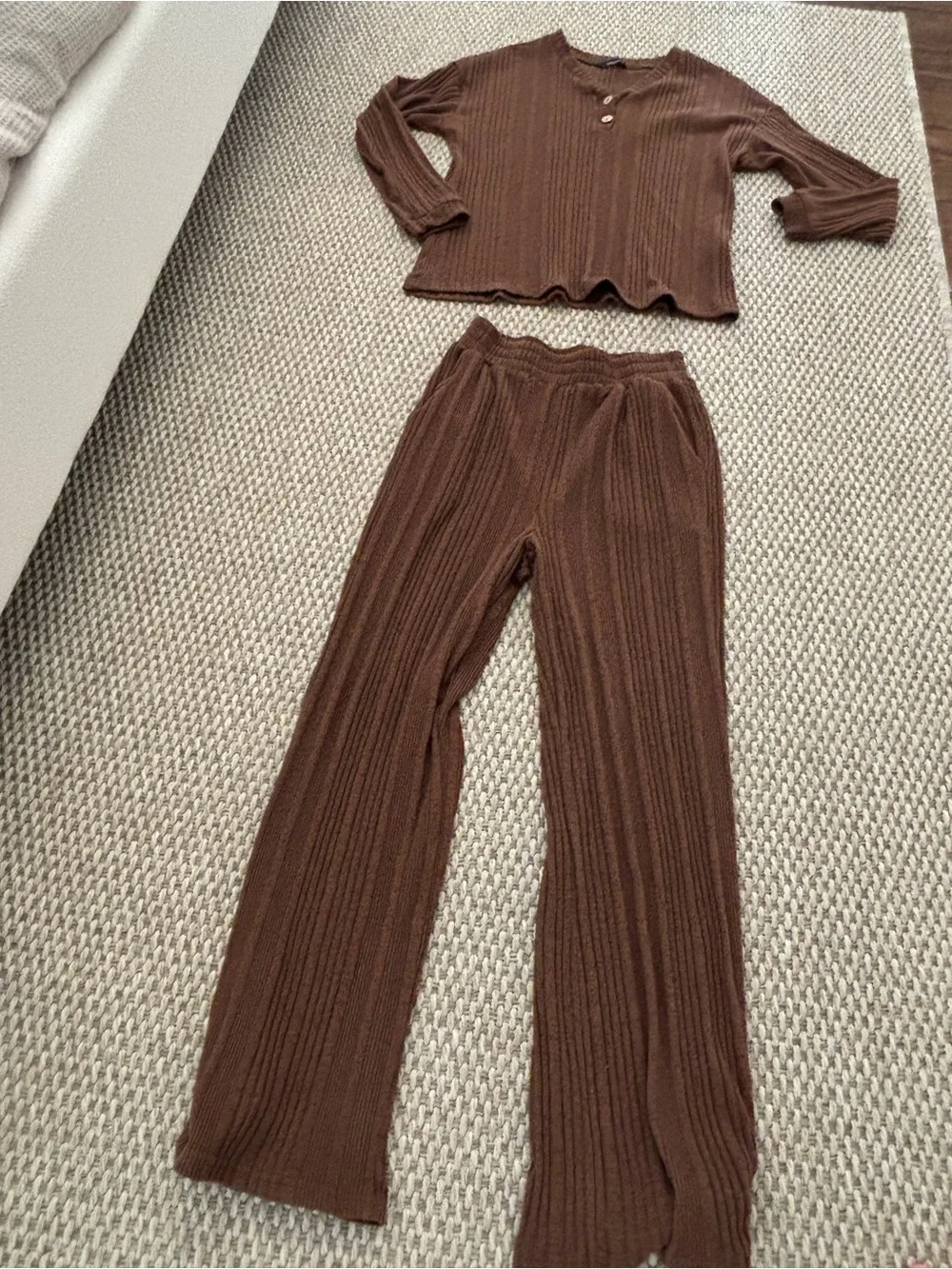 Ribbed Lounge Set -NWOT